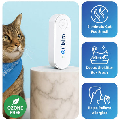 Clairo Cat Odor & Litter Box Air Purifier