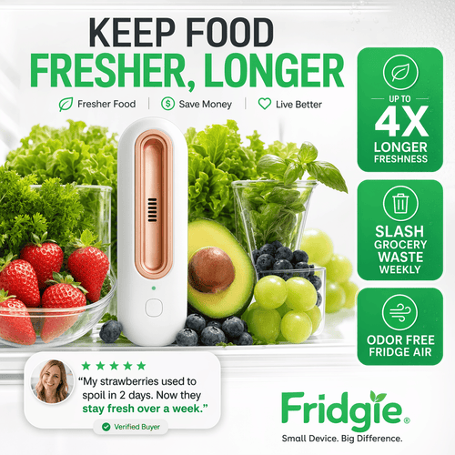 Fridgie Keep Food Fresh 4x Longer & Slash Your Grocery Bills