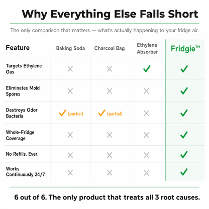 Fridgie Keep Food Fresh 4x Longer & Slash Your Grocery Bills