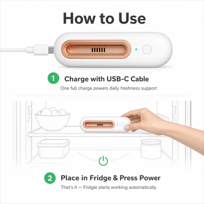 Fridgie Keep Food Fresh 4x Longer & Slash Your Grocery Bills